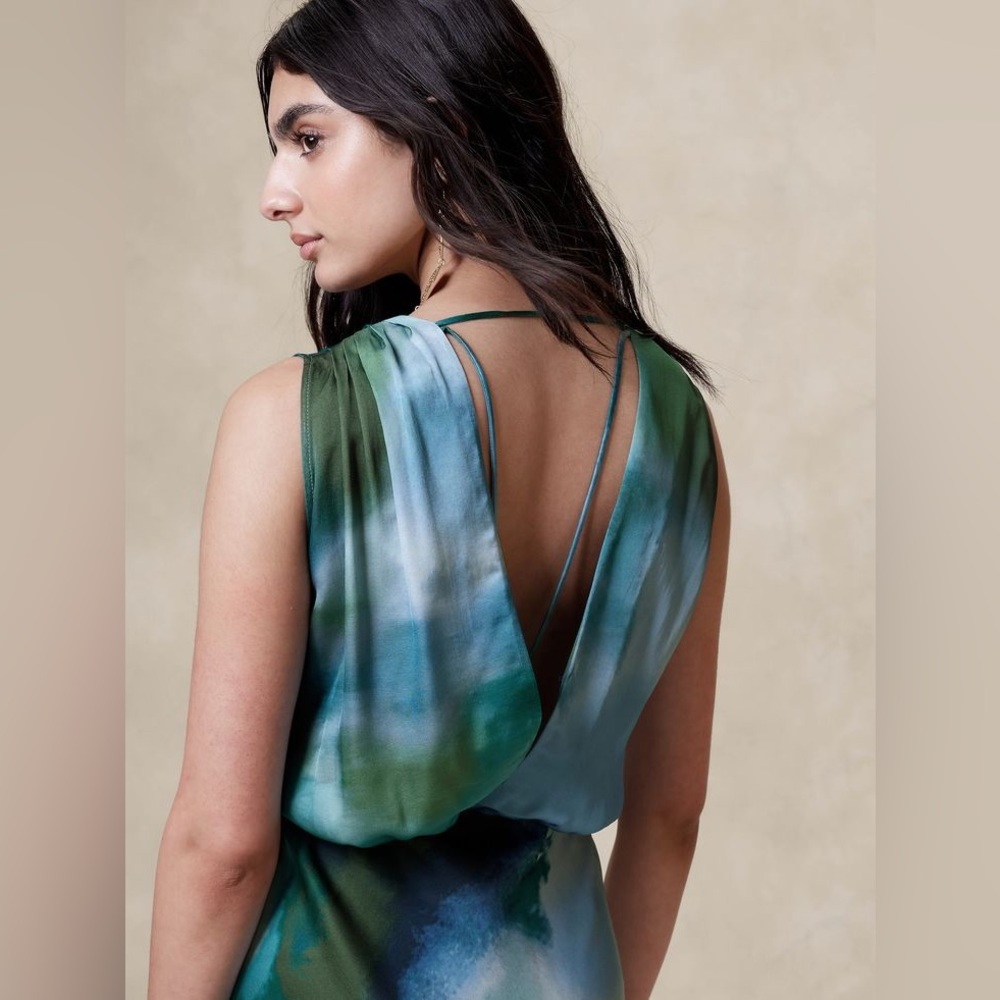 Jessie Satin Banana Republic Dress